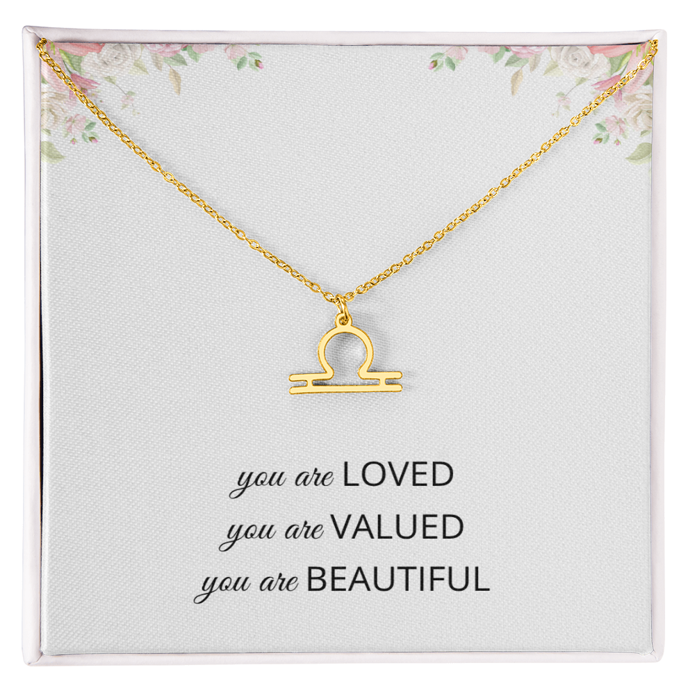 Necklace Gifts for Women Affirmation Birthday Gift for Daughter Granddaughter Christmas Gift Mantra Necklace Niece Gift Virgo Sagittarius Zodiac Gifts All Signs