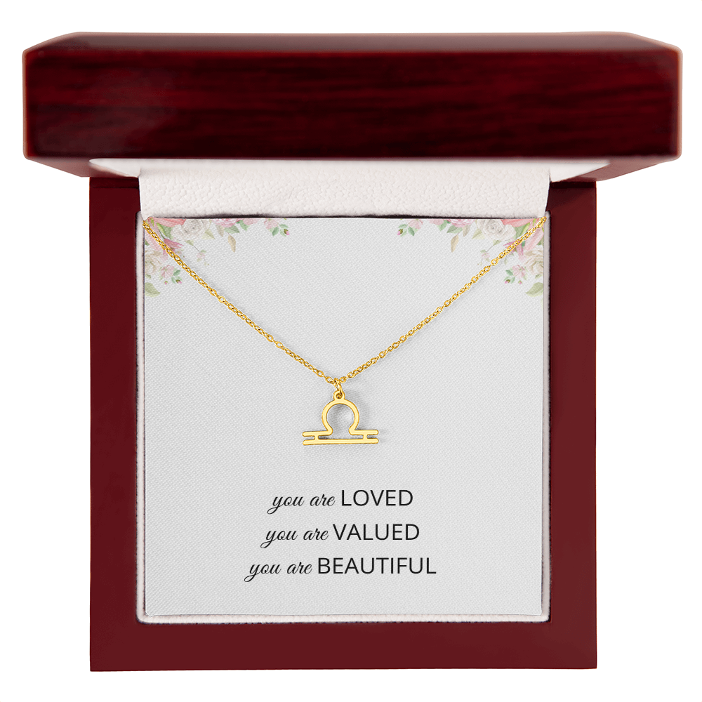 Necklace Gifts for Women Affirmation Birthday Gift for Daughter Granddaughter Christmas Gift Mantra Necklace Niece Gift Virgo Sagittarius Zodiac Gifts All Signs