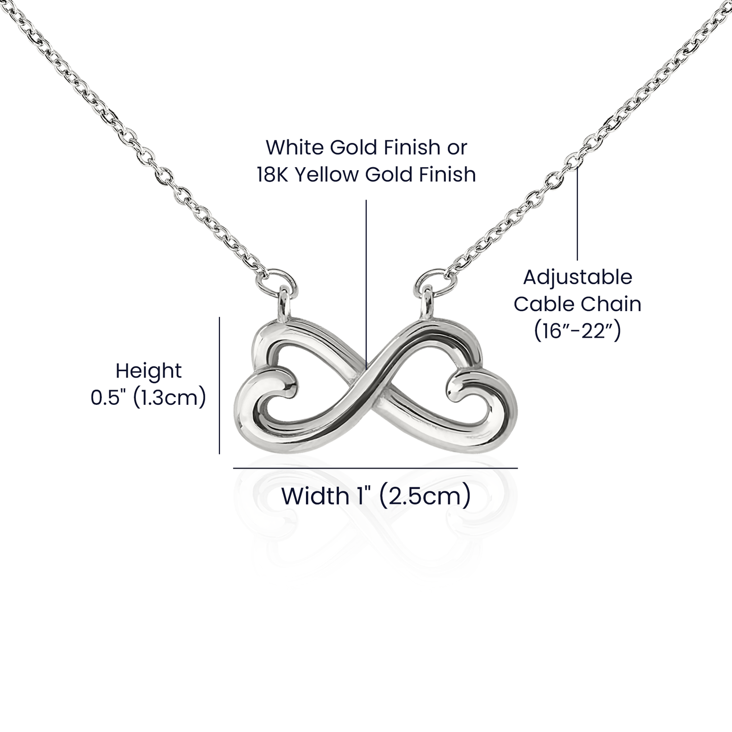 Best Friend Necklace for Her Sister Birthday Gift for Women Jewelry for Her Christmas Thank You Necklace Endless Infinity Love Pendant Soul Laugh Tear Moment