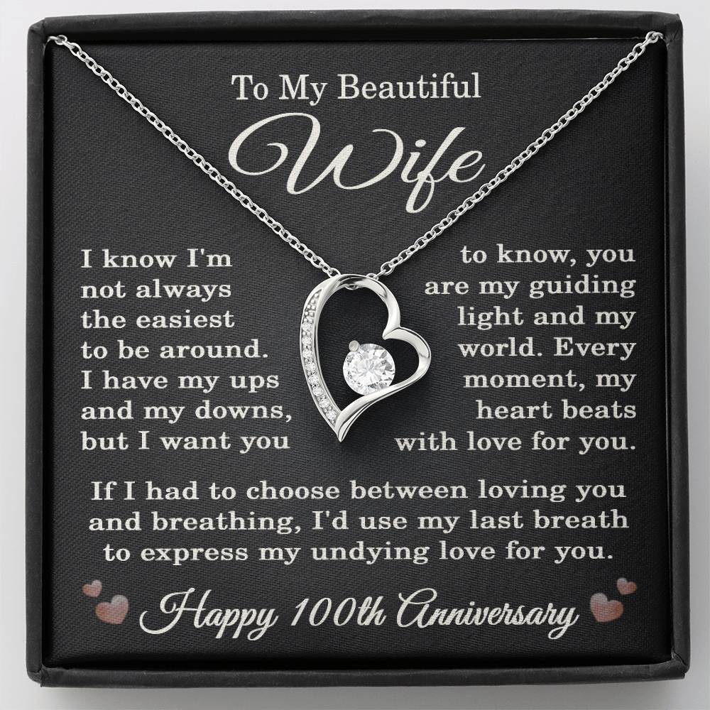 To My Wife Three Part Necklace Mockup - Do not Sync with Website