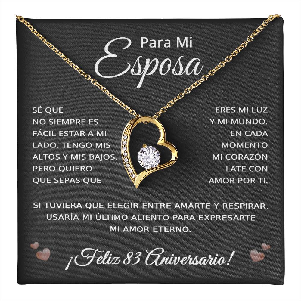 83 Anos de Aniversario Para Mi Esposa - 83 Year Aniversario Gift for Her