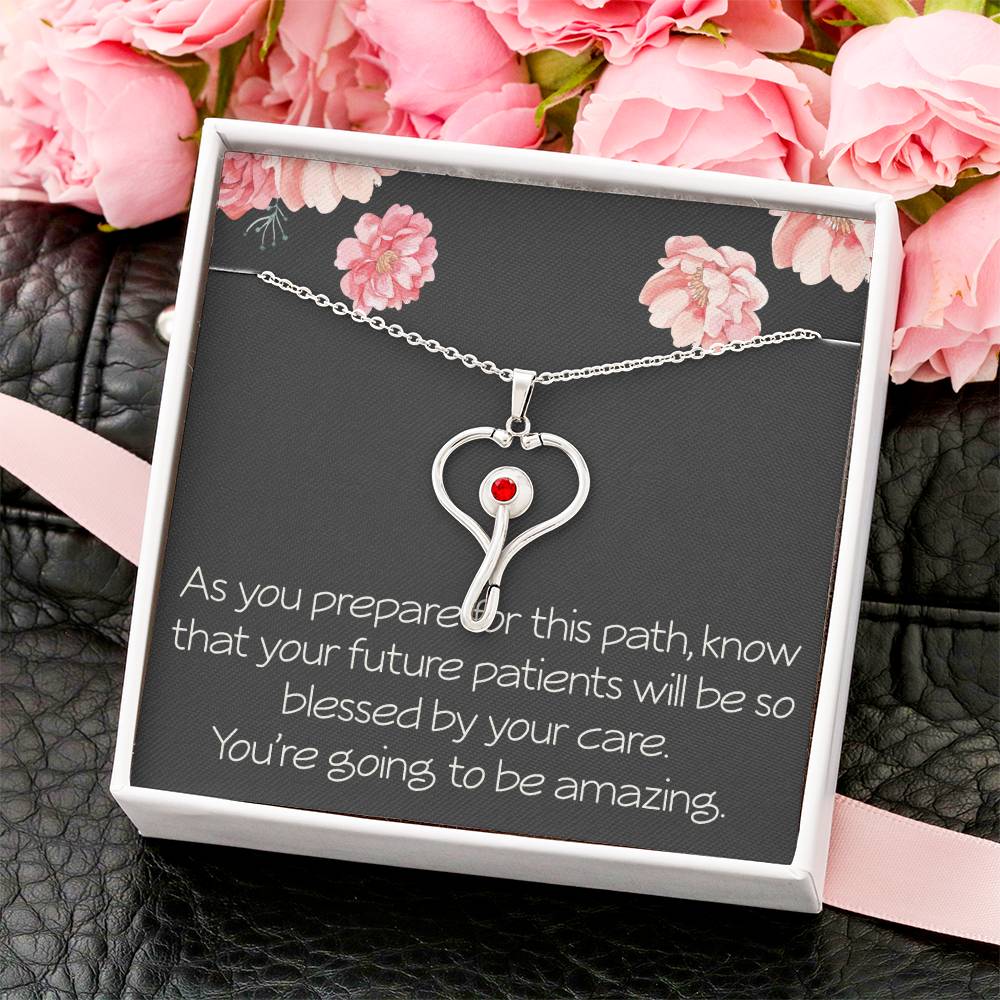 Future Nurse Christmas Gift Future Nurse Graduation Gifts for Women Nurse Graduate Necklace You're Going to Be Amazing