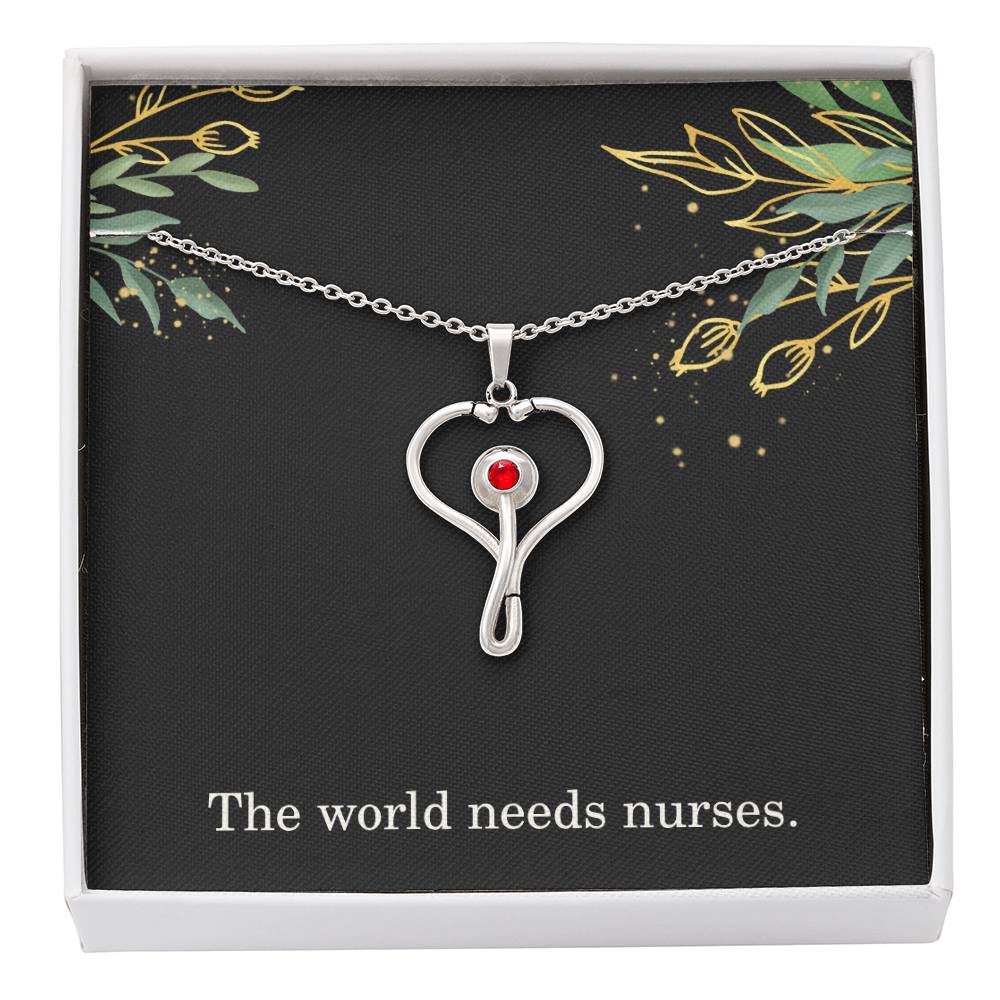 The World Needs Nurses Nurse Necklace Nurse Christmas Gift Nurse Appreciation Gift Nursing Gift