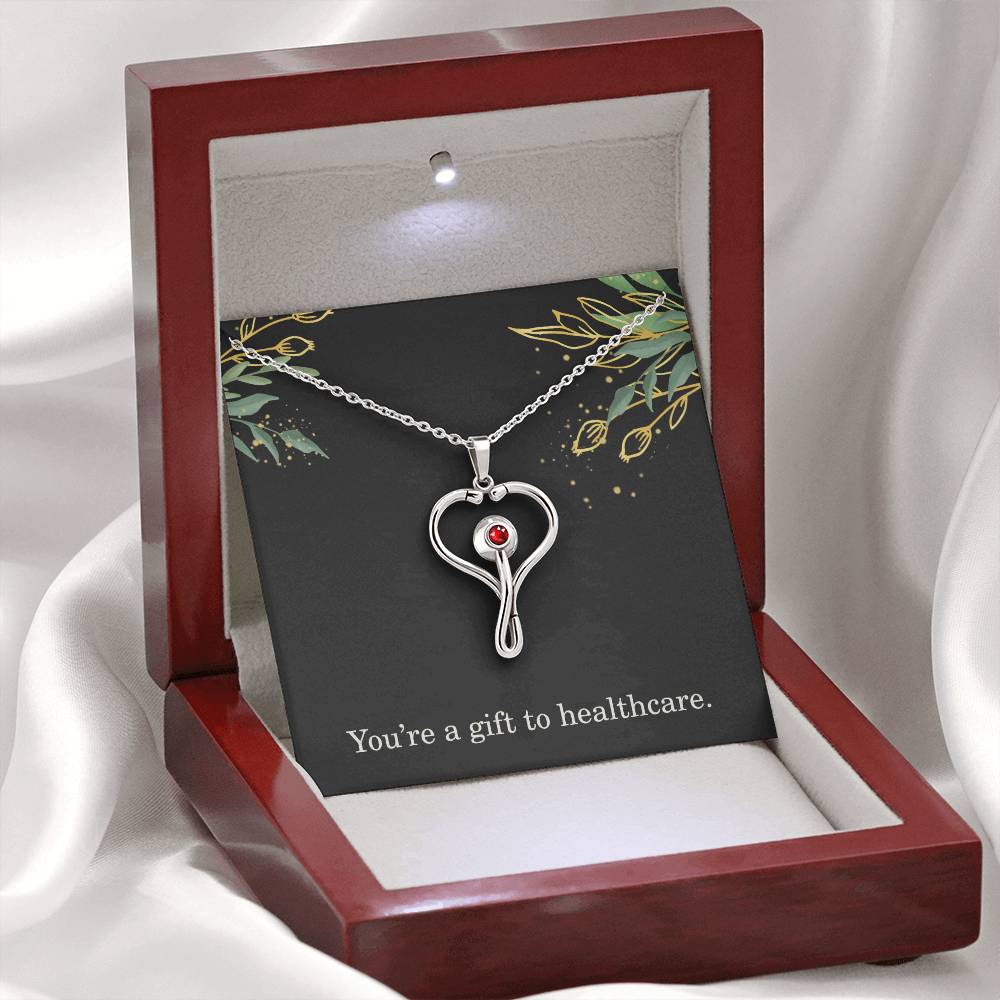 Youre A Gift To Healthcare Nurse Necklace Nurse Christmas Gift Nurse Appreciation Gift Nursing Gift