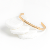 Load image into Gallery viewer, Grandma's Granddaughter Forever Cuff Bracelet - Jewelry for Granddaughter
