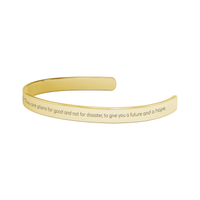 Load image into Gallery viewer, Jeremiah 29:11 Cuff Bracelet For I Know the Plans Bracelet
