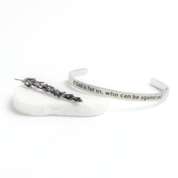 Load image into Gallery viewer, Romans 8 31 Bracelet - if God Is for Us Who Can Be Against Us
