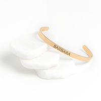Load image into Gallery viewer, Barbara Bracelet - Gifts for Barbara - Personalized Cuff Bangle for Women
