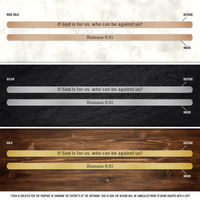 Load image into Gallery viewer, Romans 8 31 Bracelet - if God Is for Us Who Can Be Against Us
