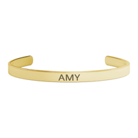 Load image into Gallery viewer, Amy Bracelet - Gifts for Amy - Personalized Cuff Bangle for Women
