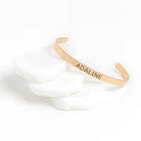 Load image into Gallery viewer, Adaline Bracelet for Women - Personalized Cuff Bangle for Adaline - Custom Name Gifts for Her
