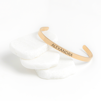 Load image into Gallery viewer, Alexandra Bracelet - Gifts for Alexandra - Personalized Cuff Bangle for Women
