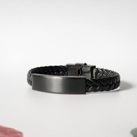 Load image into Gallery viewer, Badass Economist Gift for Her Women Braided Bracelet Funny Coworker Jewelry Him Men – view 2
