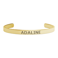 Load image into Gallery viewer, Adaline Bracelet for Women - Personalized Cuff Bangle for Adaline - Custom Name Gifts for Her
