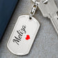Meliza Keychain – Custom Name Keychain for Women