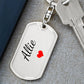 Allie Keychain – Custom Name Keychain for Women