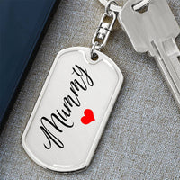 Load image into Gallery viewer, Custom Mummy Keychain, Personalized Mummy Gift for Mothering Sunday, UK Mothers Day Gifts
