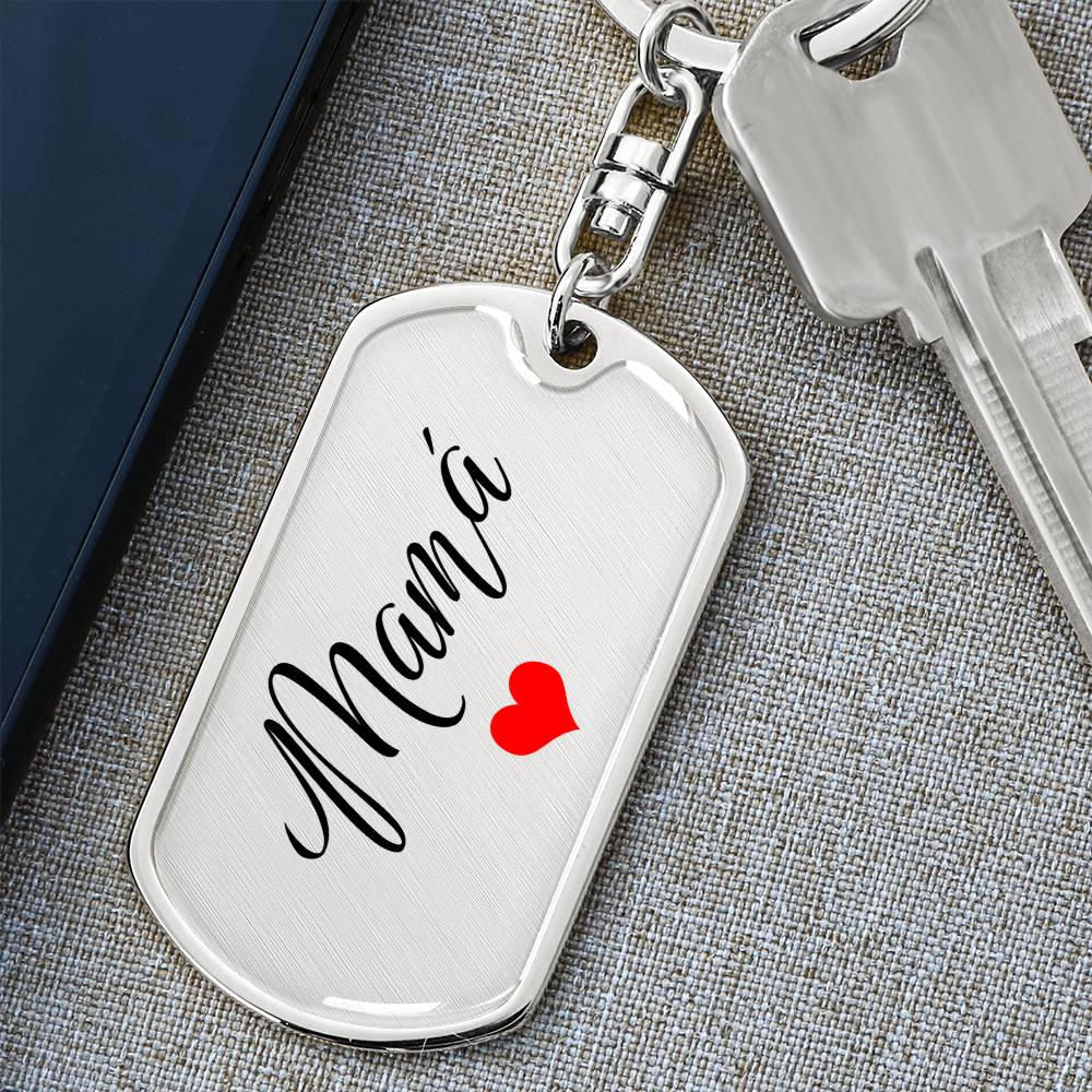 Regalo Personalizado para Mama, Llavero Grabado para Mama, Dia de las Madres Keepsake from Hijos, Personalized Mom Gift in Spanish