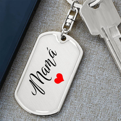 Regalo Personalizado para Mama, Llavero Grabado para Mama, Dia de las Madres Keepsake from Hijos, Personalized Mom Gift in Spanish