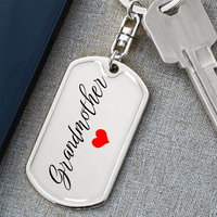 Load image into Gallery viewer, Personalized Grandmother Keychain, Grandmother Gift, Mother's Day Keepsake for Grandma from Grandkids
