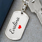 Evalina Keychain – Name Keychain for Women