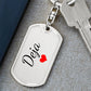 Deja Keychain – Custom Name Keychain for Women