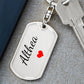 Althea Keychain – Custom Name Keychain for Women