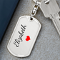 Elizabeth Keychain – Name Keychain Gift