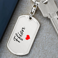 Load image into Gallery viewer, Ffion Keychain – Custom Name Keychain for Women
