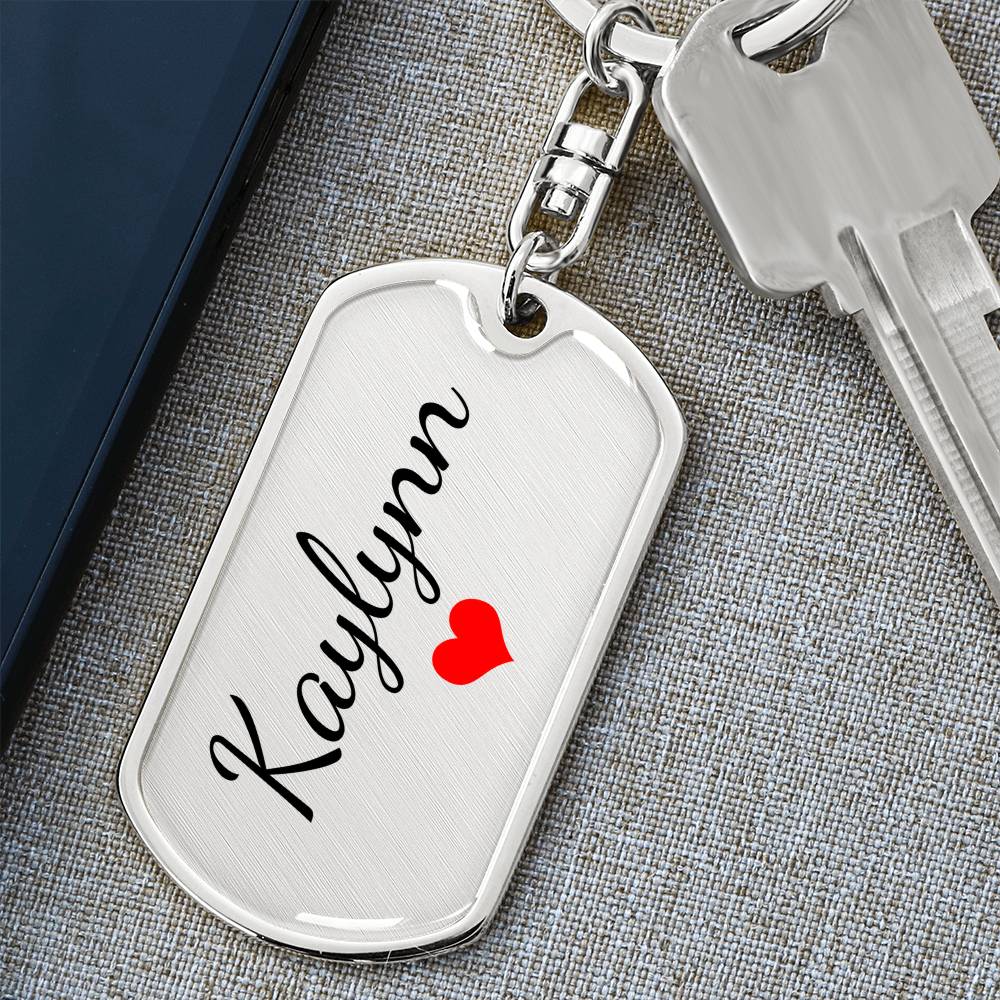 Kaylynn Keychain – Name Keychain for Women