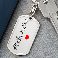 Load image into Gallery viewer, Custom Mother in Law Gift from Bride, Personalized Mother-in-Law Keychain
