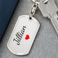 Jillian Keychain – Name Keychain for Women