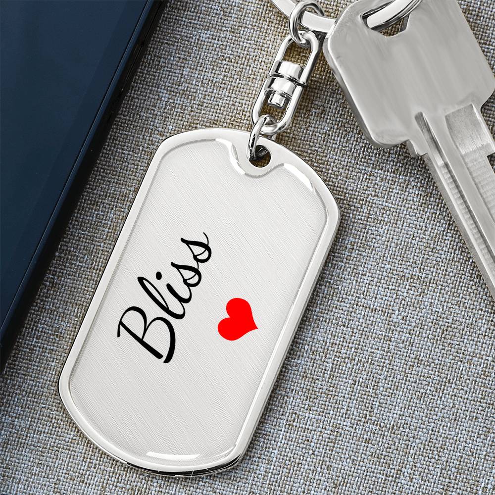Bliss Keychain – Custom Name Keychain for Women