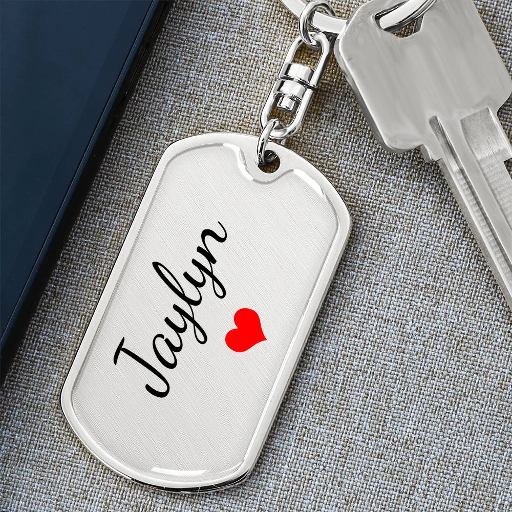 Jaylyn Keychain – Custom Name Keychain for Women