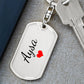 Aysa Keychain – Custom Name Keychain for Women