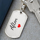 Afton Keychain – Custom Name Keychain for Women