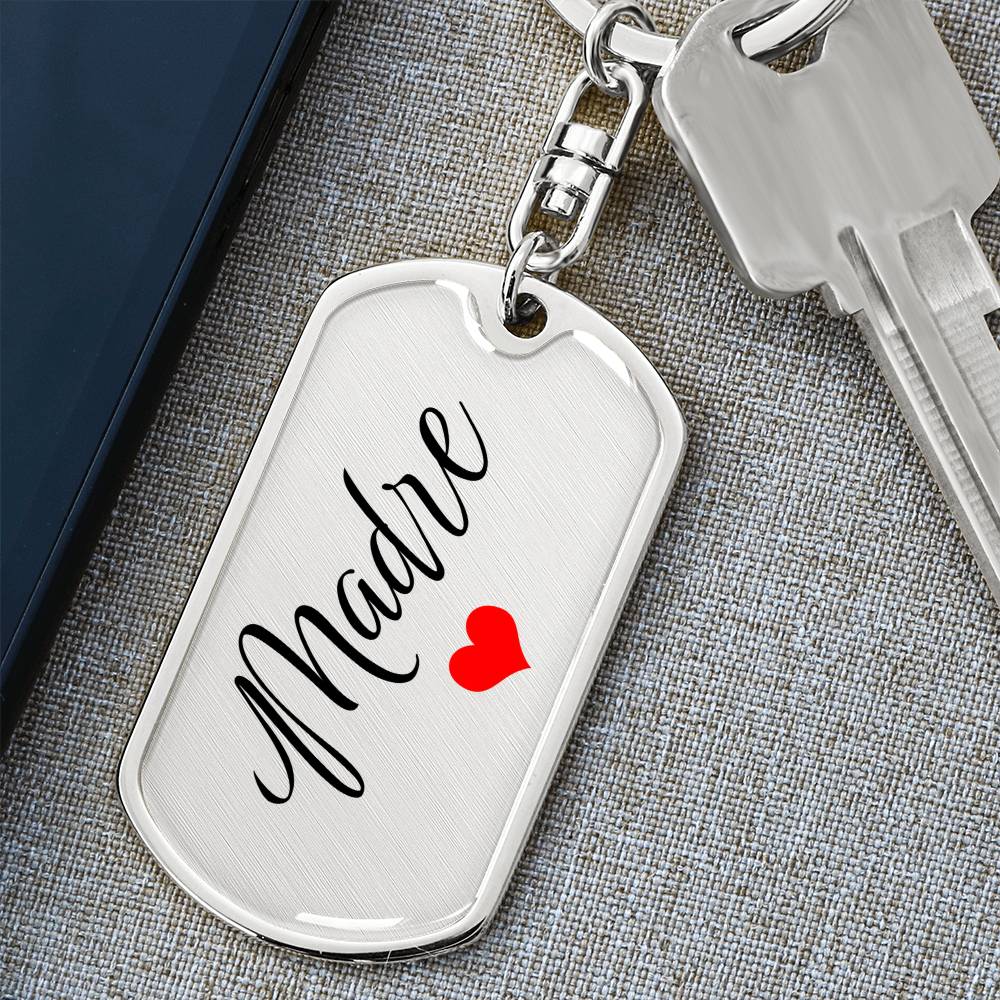 Regalo Grabado para Madre, Llavero Personalizado para Madre, Dia de las Madres Keepsake from Hijos, Spanish Mother Gift