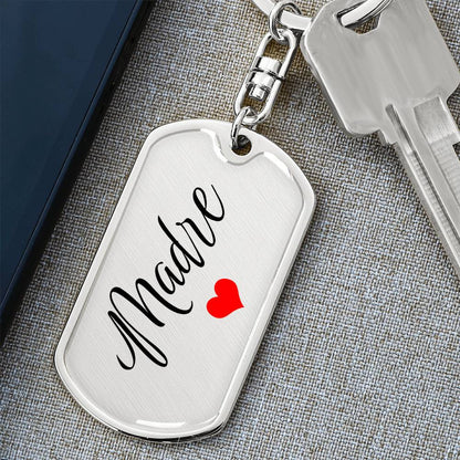 Regalo Grabado para Madre, Llavero Personalizado para Madre, Dia de las Madres Keepsake from Hijos, Spanish Mother Gift