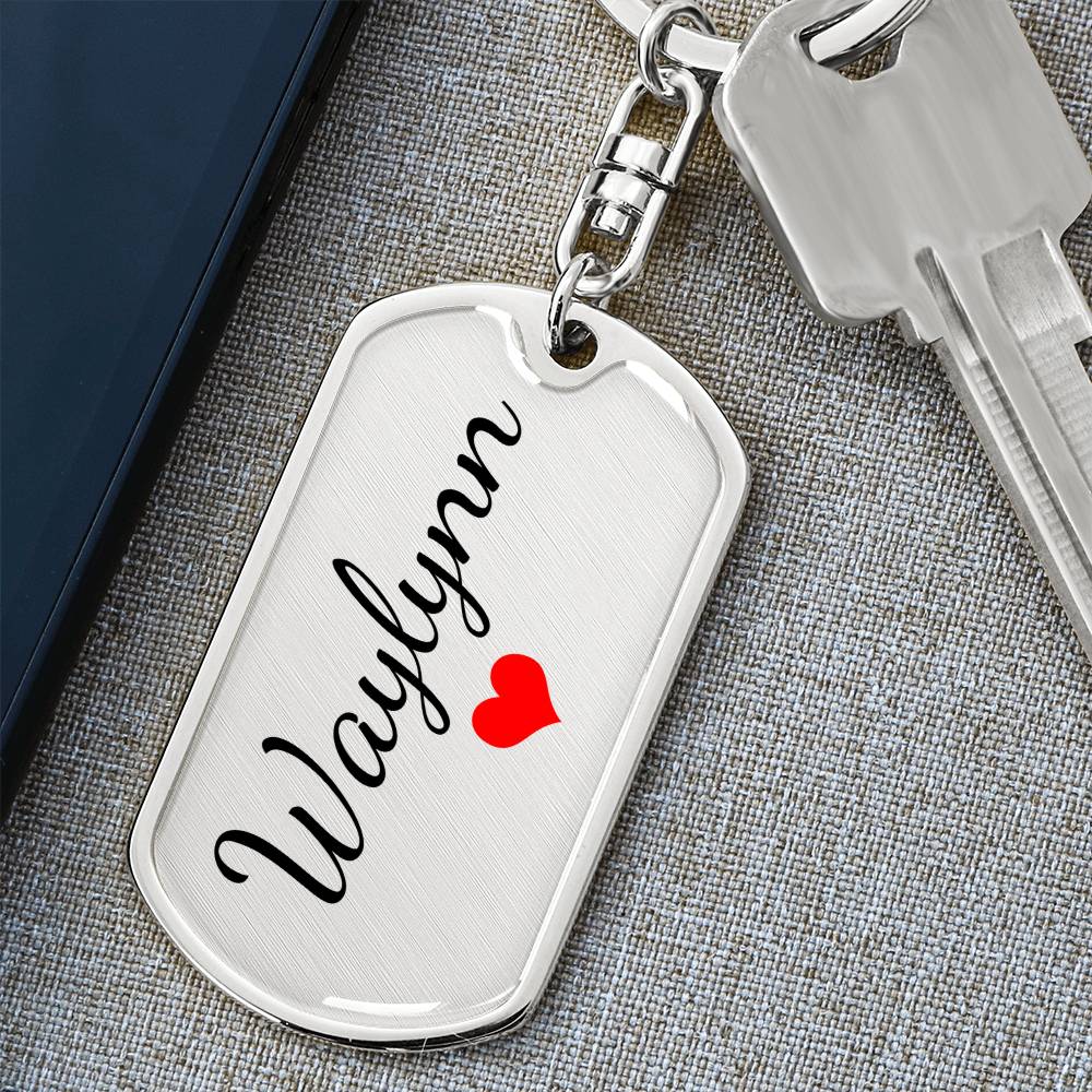 Waylynn Keychain – Name Keychain for Women