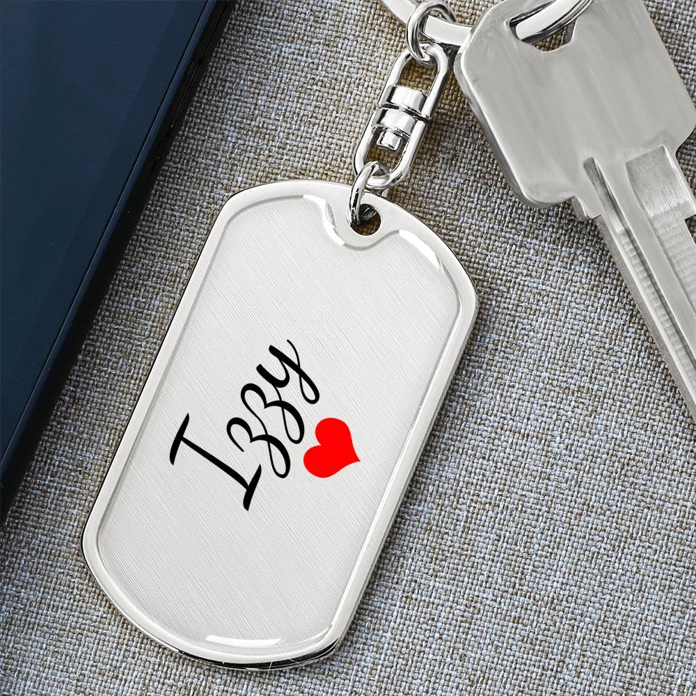 Izzy Keychain – Custom Name Keychain for Women