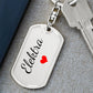 Elektra Keychain – Name Keychain for Women