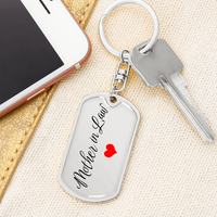 Load image into Gallery viewer, Custom Mother in Law Gift from Bride, Personalized Mother-in-Law Keychain
