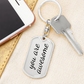 You are Awesome Keychain - Inspirational Gifts for Women - Encouragement Birthday Christmas