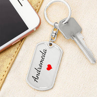 Load image into Gallery viewer, Andromeda Keychain – Name Keychain Gift
