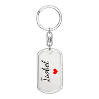 Load image into Gallery viewer, Isobel Keychain – Custom Name Keychain for Women
