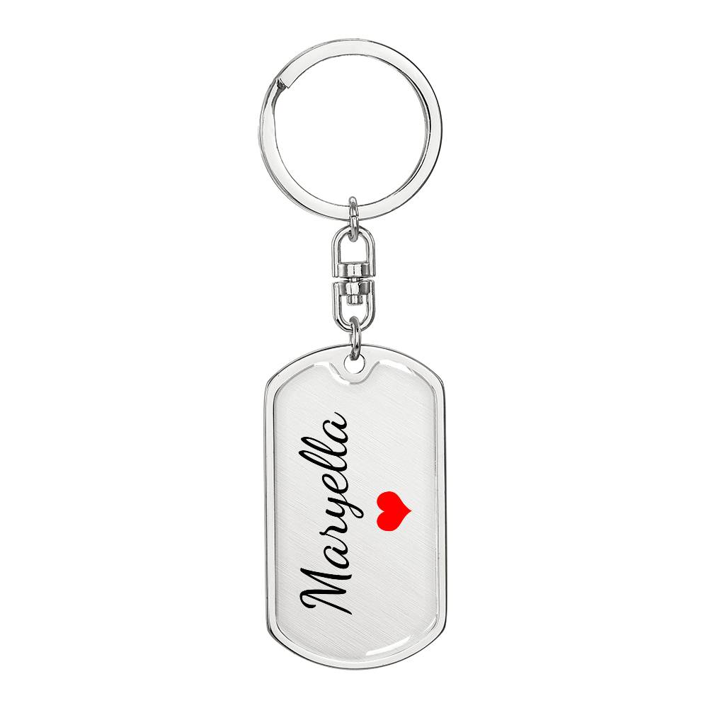 Maryella Keychain – Name Keychain Gift