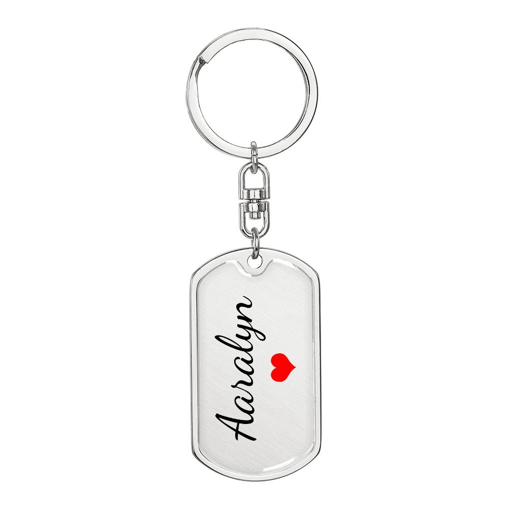 Aaralyn Keychain – Name Keychain for Women