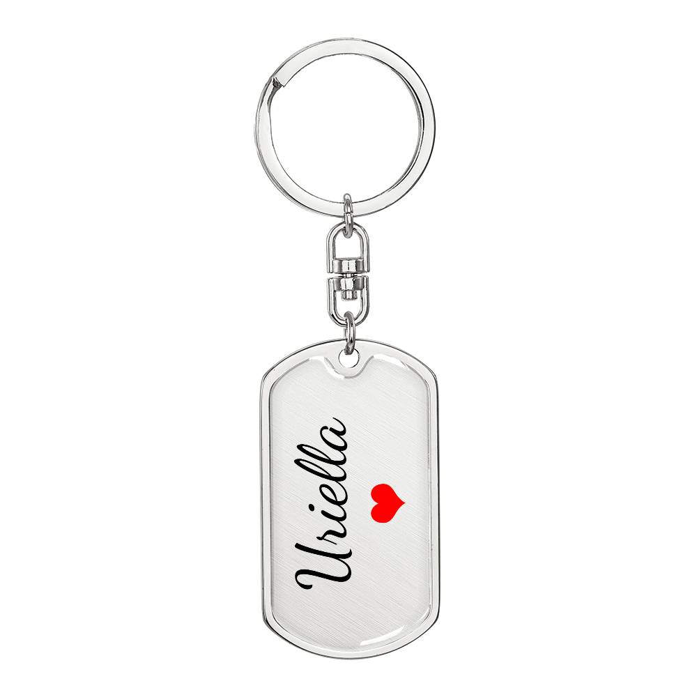 Uriella Keychain – Name Keychain for Women