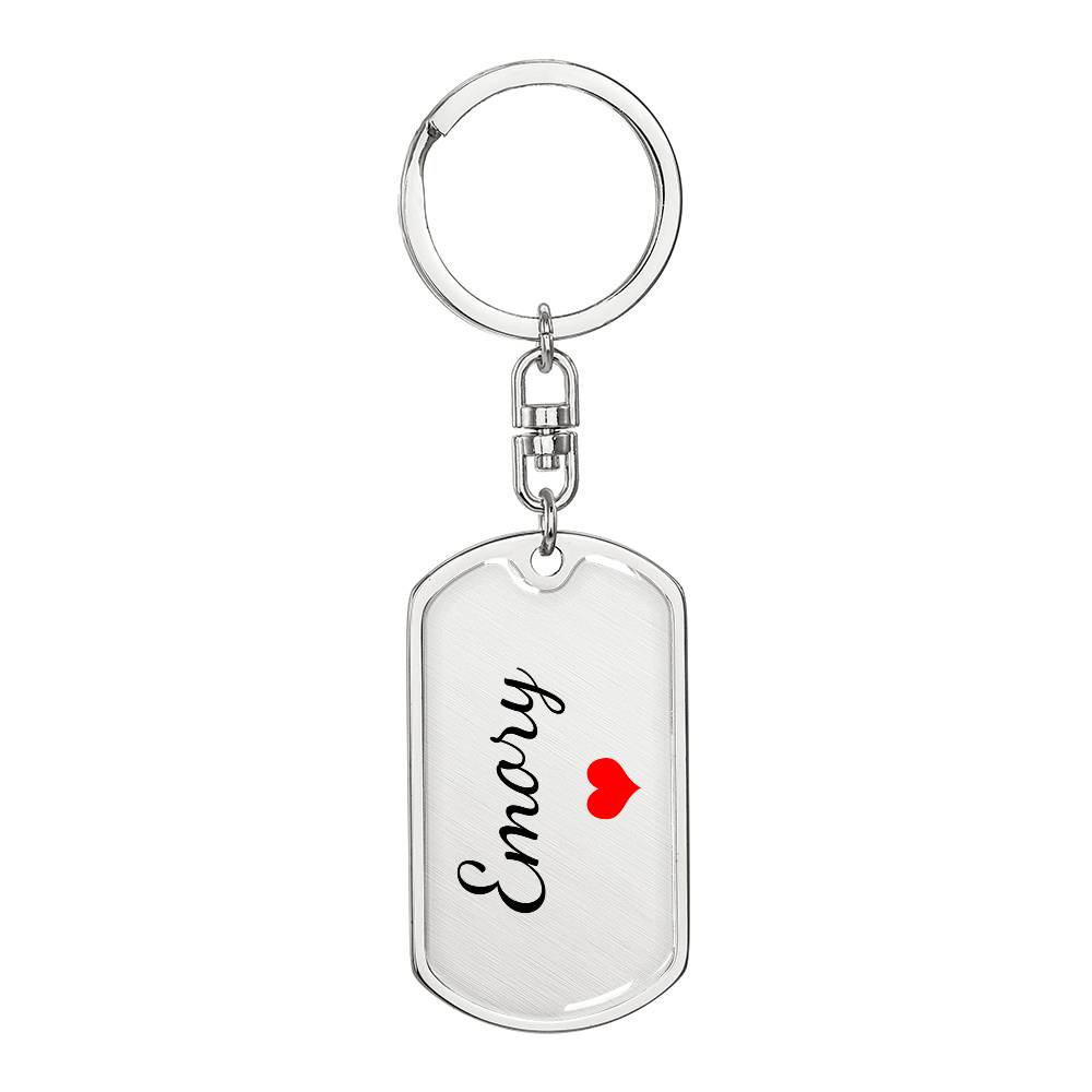 Emory Keychain – Custom Name Keychain for Women