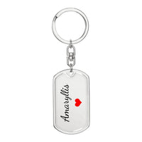 Load image into Gallery viewer, Amaryllis Keychain – Name Keychain Gift
